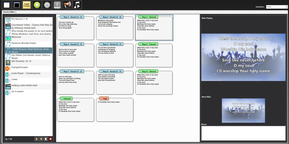 screenshot of Song of Songs